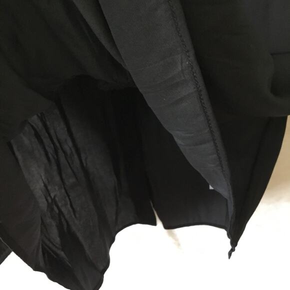 LOFT Black Covered Button Blouse - Picture 5 of 12